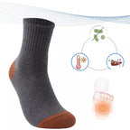 6pairs Men's Cotton Sweat Absorbing Embroidered Crest Athletic Socks, Ankle Socks