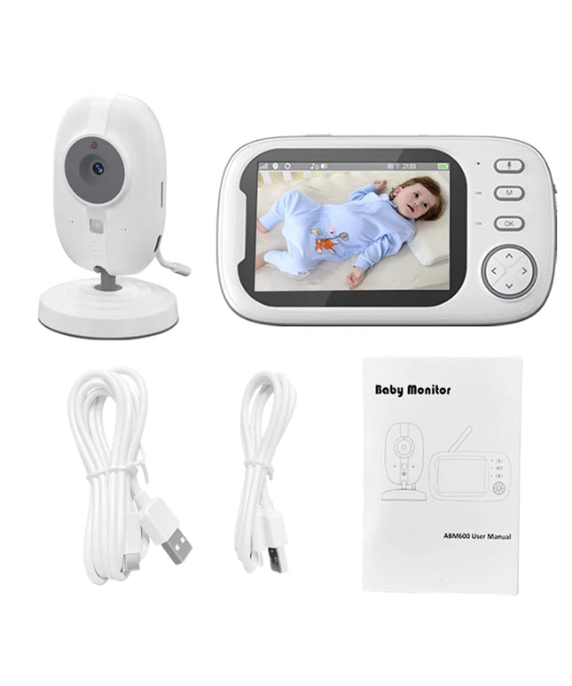 New 3.5 Inch Wireless Video Baby Monitor Night Vision Temperature Monitoring 2 Way Audio Talk Baby Nanny Security Camera