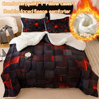 A Piece Of High-quality Thickened Velvet Blanket, Soft100% Superfine Fiber Filling, Light Beige Soft Polyester Fabric, Suitable for Bedrooms And Hotel Rooms(Pillowcases Are Not Included), Winter Warmth Blanket, Fluffy Quilt,