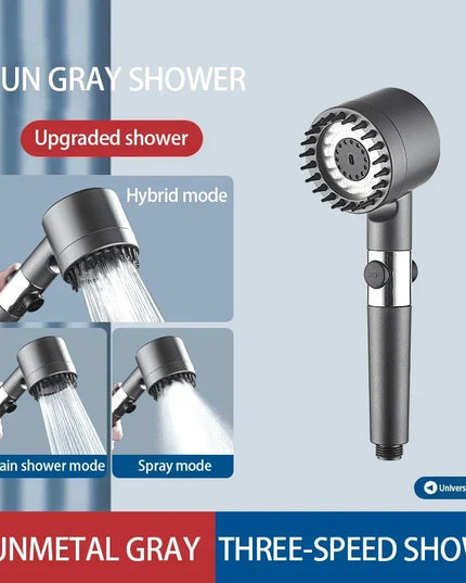 XIAOMI 3 Modes Shower Head High Pressure Showerhead Portable Filter Rainfall Faucet Tap Bathroom Bath Home Innovative Accessory