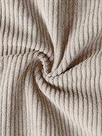 Men'S Casual Jacket for Autumn And Winter, Featuring a Loose Fit, Corduroy Fabric, Stand-Up Collar, Long Sleeves, And Button- Design.