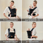 Vrbabies New Ergonomic Baby Carrier Newborn Toddler Wrap Carrier Hands Free Baby Sitting Support Sling Breathable Perfect For Infants Chest Sling For Babies Gift