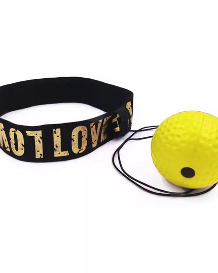 Boxing Speed Ball Head-Mounted PU Punch Ball MMA Sanda Training Hand Eye Reaction Home Sandbag Fitness Boxing Equipment