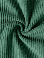 Men'S Casual Jacket for Autumn And Winter, Featuring a Loose Fit, Corduroy Fabric, Stand-Up Collar, Long Sleeves, And Button- Design.