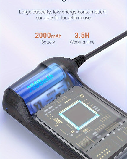 Inskam 4.3" IPS LCD Endoscope Camera, 8mm Single Lens,, ABS Material, Analog Display, Battery/USB Dual Power, 2000mAh Rechargeable Lithium Battery, ≤36V Operating Voltage, for Auto Repair & Plumbing