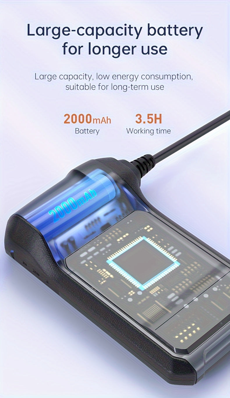 Inskam 4.3" IPS LCD Endoscope Camera, 8mm Single Lens,, ABS Material, Analog Display, Battery/USB Dual Power, 2000mAh Rechargeable Lithium Battery, ≤36V Operating Voltage, for Auto Repair & Plumbing