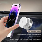 The New Upgraded 360° Rotating Magnetic Universal Phone Holder Features Vacuum And Magnetic Suction for a Stable Car Mount. It'S Suitable for Use in The Kitchen, on Desks, in Offices, During Workouts, While Traveling, And in
