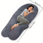 Pregnancy Pillow, U Shaped Full Body Pillows For Sleeping Support, 55in/60in Maternity Pillow For Pregnant Women With Cover