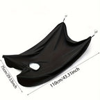 Beard Bib Apron For Men, Beard Trimming Catcher Bib For Shaving & Hair Clippings, Waterproof Non-Stick Hair Catcher Grooming Cloth With 2 Suction Cups