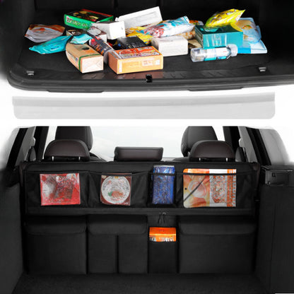 Auto Car Back Seat Trunk Boot Car Trunk Organizer Backseat Storage Bag High Capacity Adjustable Stowing Tidying Bag Oxford Cloth Organizers - Applicable Models: See Product Details; Material: Oxford