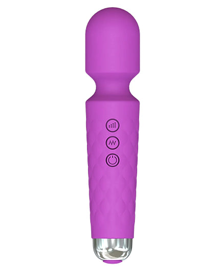 Wand Massager Vibrator with 8 Speeds 20 Vibration Modes, Personal Massager Adult Sex Toys for Women-Purple