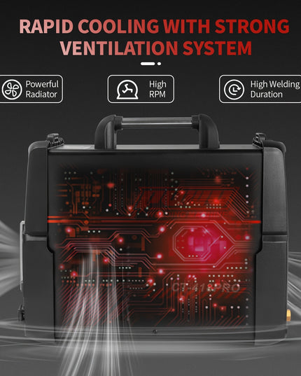 Plasma Cutter Welder Gas MIG/Gasless MIG/Lift TIG/Stick/CUT 5 In 1 Welding Machine With 110V/220V Dual Voltage, Thermal Protection IGBT Inverter LED Digital Display Multi Process Welder