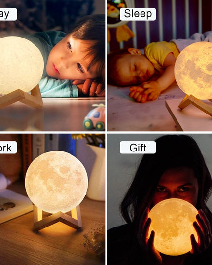 Book Light LED Moon Light Galaxy Light, Moon Night Light, Girl, Boy, Child Birthday Gift, Bedroom Decoration Indoor lighting