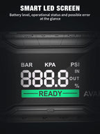 AVAPOW 3000A Car Battery Jump Starter with 150PSI Air Compressor, 12V Portable for 10L Gas/Diesel Engines