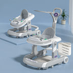 Baby Walkers, 5 And 1 Baby Walker With Wheels, Walker For Babies 4-Height Baby Walkers And Activity Center For Boys Girls, Baby Walkers For Babies 6-36 Months, Baby Walkers And Activity Center (Grey)