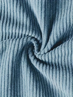 Men'S Casual Jacket for Autumn And Winter, Featuring a Loose Fit, Corduroy Fabric, Stand-Up Collar, Long Sleeves, And Button- Design.