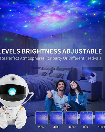 Astronaut Galaxy Projector Star Projector Galaxy Night Light Space Buddy Projector with Nebula Remote Control for Bedroom Home