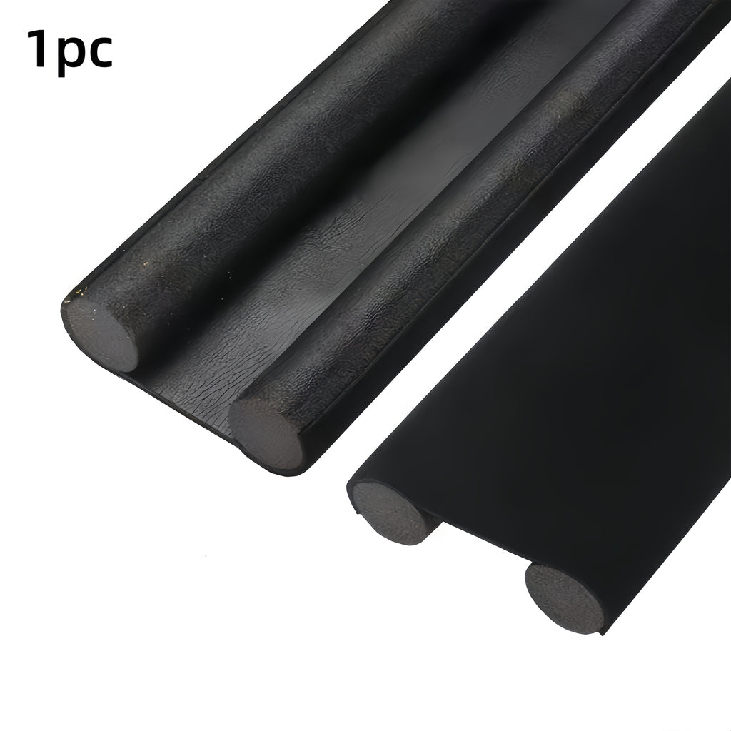 High Resistance Rubber and Fabric Soundproof Draft Stopper - 1 Under Door Energy Saving Waterproof Seal Strip, 36.61 Inch - for Bedroom Doors, Under Door Mount