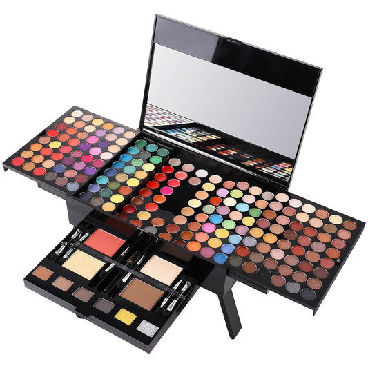 UCANBE All in One Makeup Kit for Women Makeup Full Kit - Professional Eyeshadow Lip Gloss Concealer Eyeliner Pen Contour Eyebrow Powder Face Blusher Highlighter Makeup Brush for Women Girls Teens