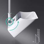 3 In1 Set, Household Broom And Dustpan Set, Long Handle Floor Cleaning Broom Dustpan Set, Rotatable Broom And Dustpan With Comb Tooth, Non-stick Hair, To Remove Dust And Garbage, For Home, Kitchen, Office, Cleaning Tool, Clea
