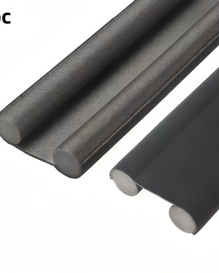 High Resistance Rubber and Fabric Soundproof Draft Stopper - 1 Under Door Energy Saving Waterproof Seal Strip, 36.61 Inch - for Bedroom Doors, Under Door Mount