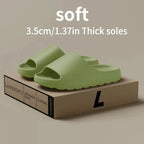 Coconut Slippers Cloud Thick-soled Sandals Summer Fashion Soft Bottom Beach Men Slippers Women's Sandals EVA Slides