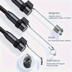 Inskam 4.3" IPS LCD Endoscope Camera, 8mm Single Lens,, ABS Material, Analog Display, Battery/USB Dual Power, 2000mAh Rechargeable Lithium Battery, ≤36V Operating Voltage, for Auto Repair & Plumbing