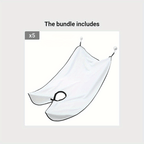 Beard Bib Apron For Men, Beard Trimming Catcher Bib For Shaving & Hair Clippings, Waterproof Non-Stick Hair Catcher Grooming Cloth With 2 Suction Cups