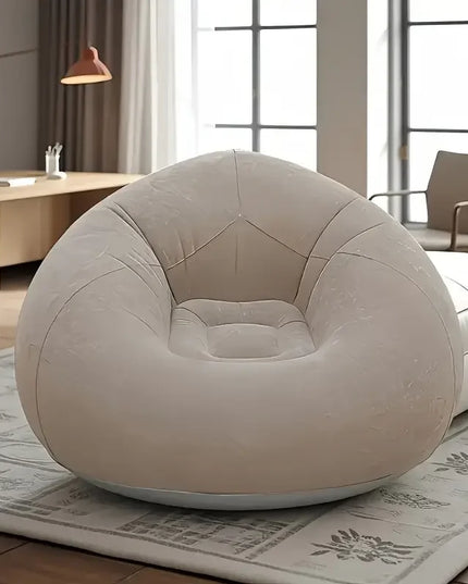 2pcs (1 sofa + 1 air pump) PVC inflatable sofa, suitable for camping, hiking and outdoor activities, Halloween/Christmas gifts