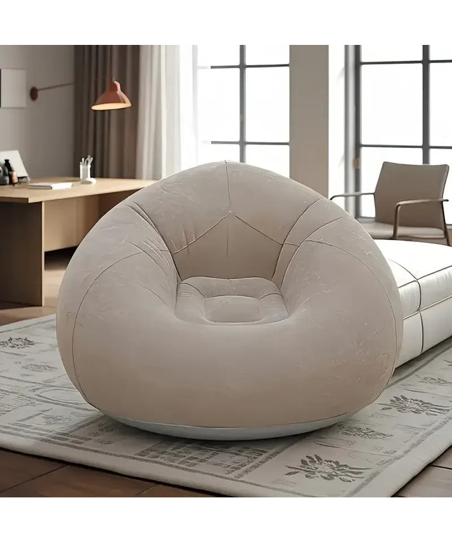 2pcs (1 sofa + 1 air pump) PVC inflatable sofa, suitable for camping, hiking and outdoor activities, Halloween/Christmas gifts