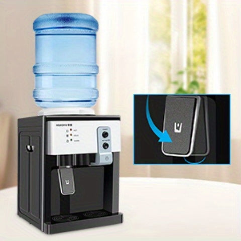 5 Gallon Hot and Cold Water Dispenser, Countertop Water Dispenser, Top Loading Hot & Cold Water Cooler Dispenser with 3 Temperature Settings, for Office, in The Desk Bedside Cabinet, Tea Table, Bar