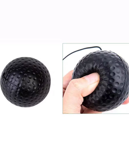 Boxing Speed Ball Head-Mounted PU Punch Ball MMA Sanda Training Hand Eye Reaction Home Sandbag Fitness Boxing Equipment