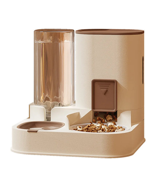 New Pet Cat Large Capacity Water Dispenser Dry Wet Separation for Automatic Feeder Drinking Water Supplies Food Container