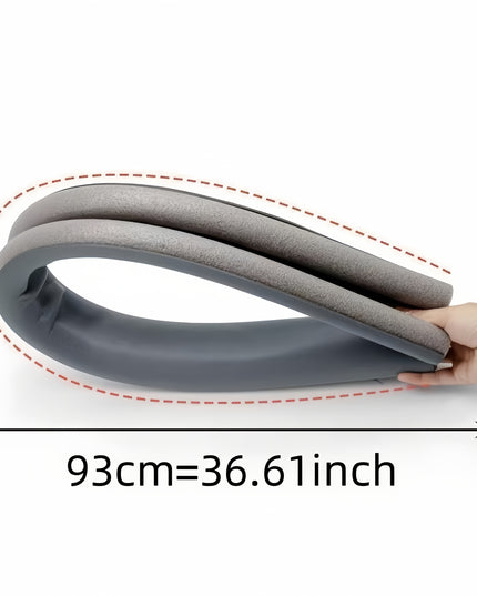 High Resistance Rubber and Fabric Soundproof Draft Stopper - 1 Under Door Energy Saving Waterproof Seal Strip, 36.61 Inch - for Bedroom Doors, Under Door Mount
