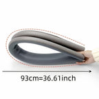 High Resistance Rubber and Fabric Soundproof Draft Stopper - 1 Under Door Energy Saving Waterproof Seal Strip, 36.61 Inch - for Bedroom Doors, Under Door Mount