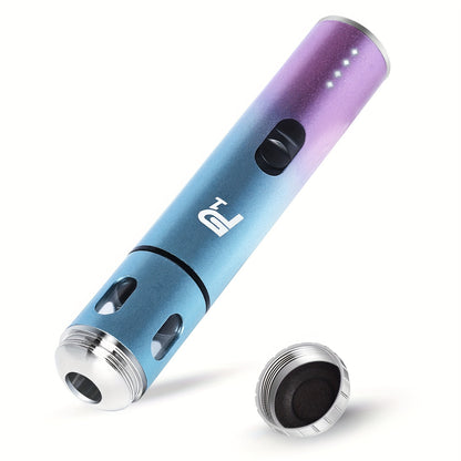 USB Rechargeable Electric Tobacco Herb Grinder 1pc with Quick Grinding, Cone Loader, Portable Storage Bag Included - Smoking Accessories