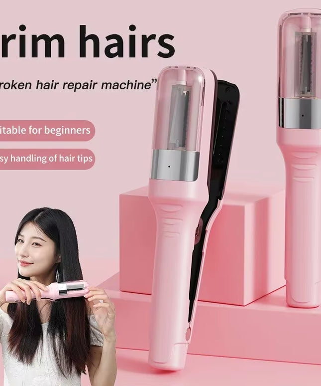 Hair Ends Trimmer Split Remover Dry Damaged Brittle Professional Automatic Trim Split for Women Cordless Hair Cutting Machine