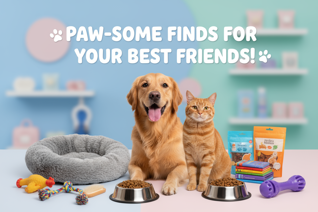 generate an image for Animals & Pet Supplies for online store